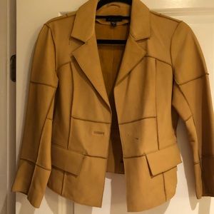 SOLD!  Bebe camel leather jacket